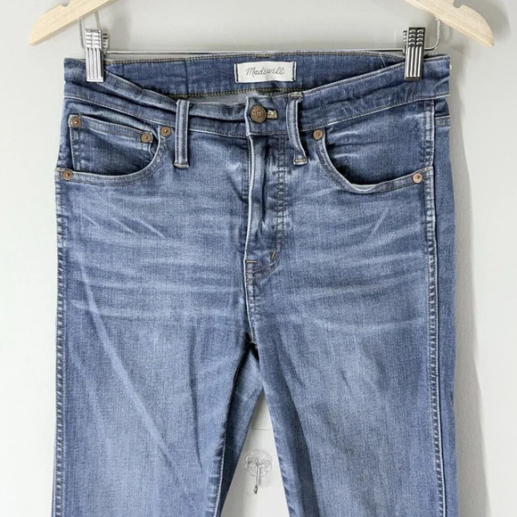 Madewell High Rise Skinny Jeans Classic Blue Wash Size 27 - Picture 3 of 10